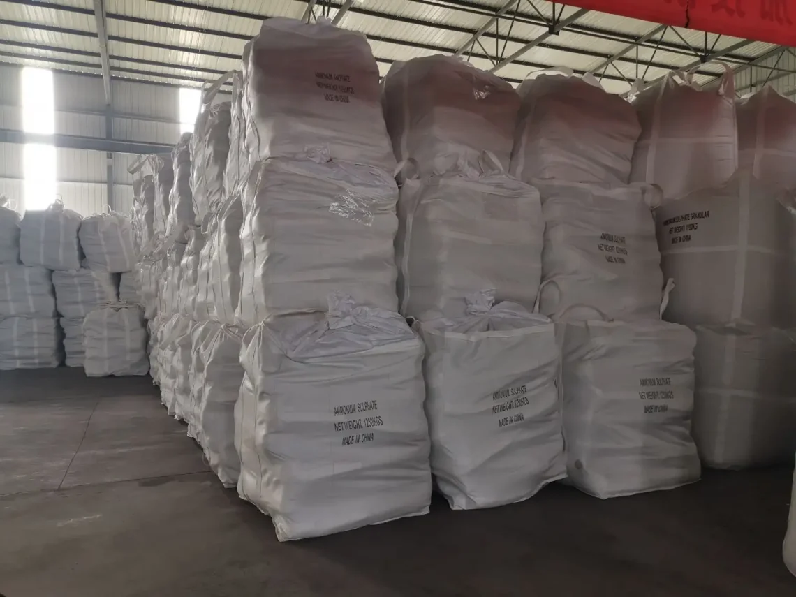 500MT de sulfato de amonio granular estan esperando ser entregados al mercado de Ecuador.