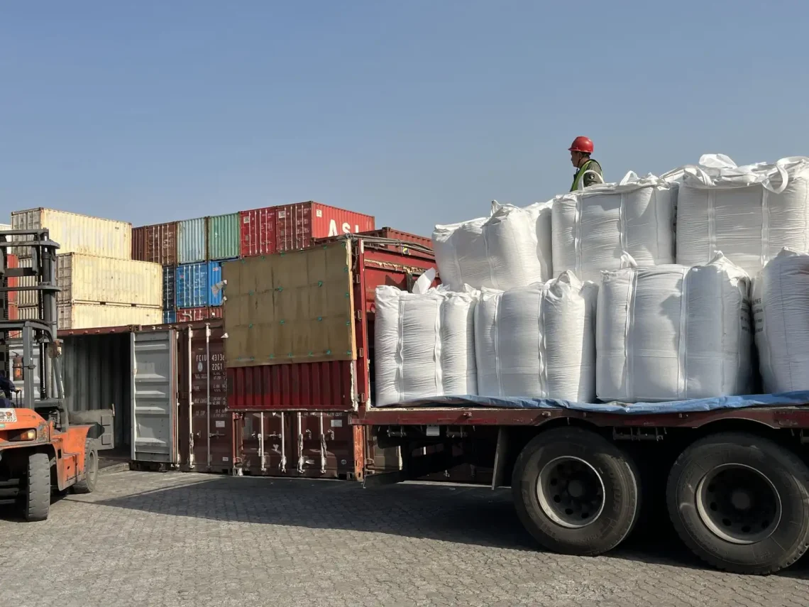 Chemplus ship Granular ammonium sulphate to Europe Market#fertilizers