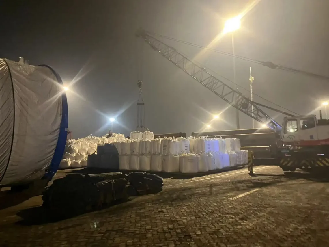 CHEMPLUS are shipping Granular Ammonium Sulphate to South Africa market