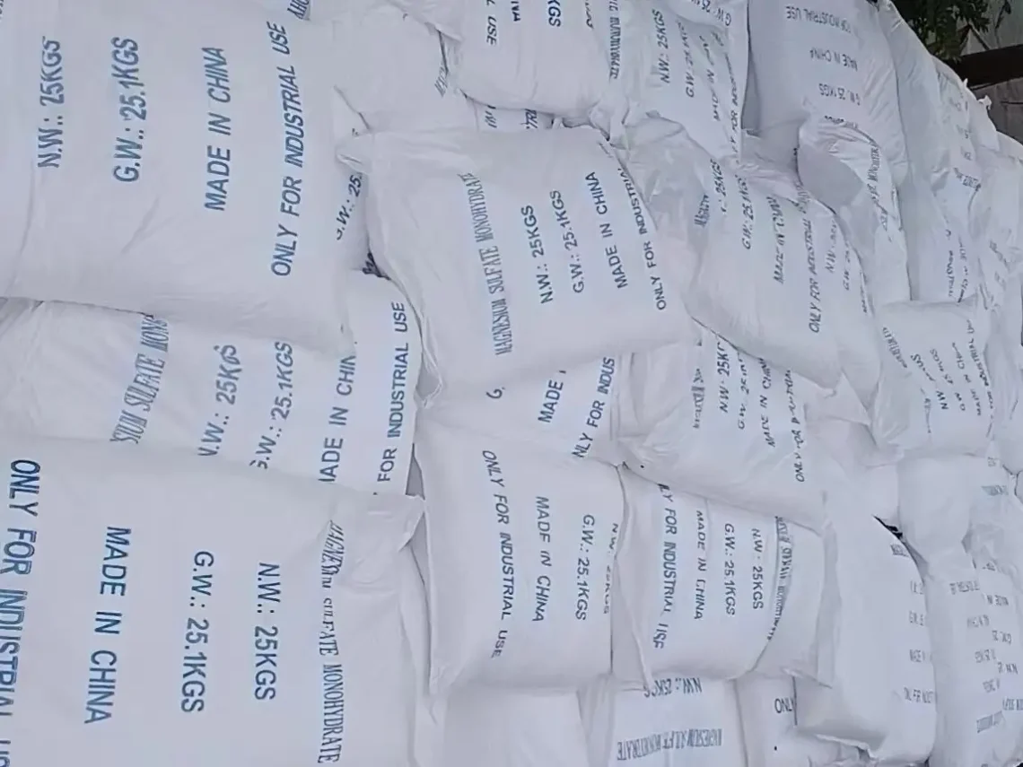 Chemplus ship 200MT Magnesium Sulphate Mono to Ecuador