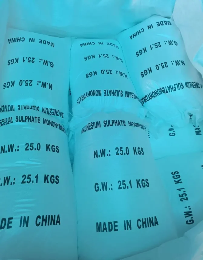 500MT Magnesium Sulphate Mono in production